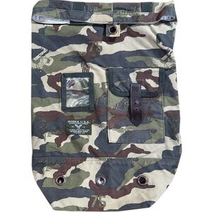 Vintage Avirex USA Camouflage Backpack